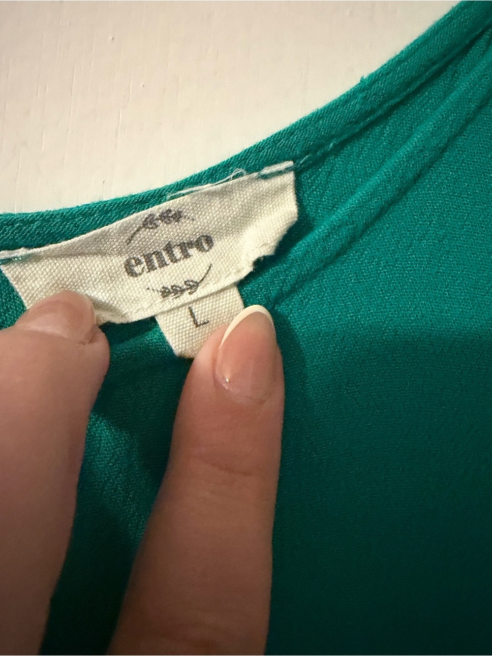 entro Teal Adjustable-Strap Maxi Slip Dress - Picture 3 of 3